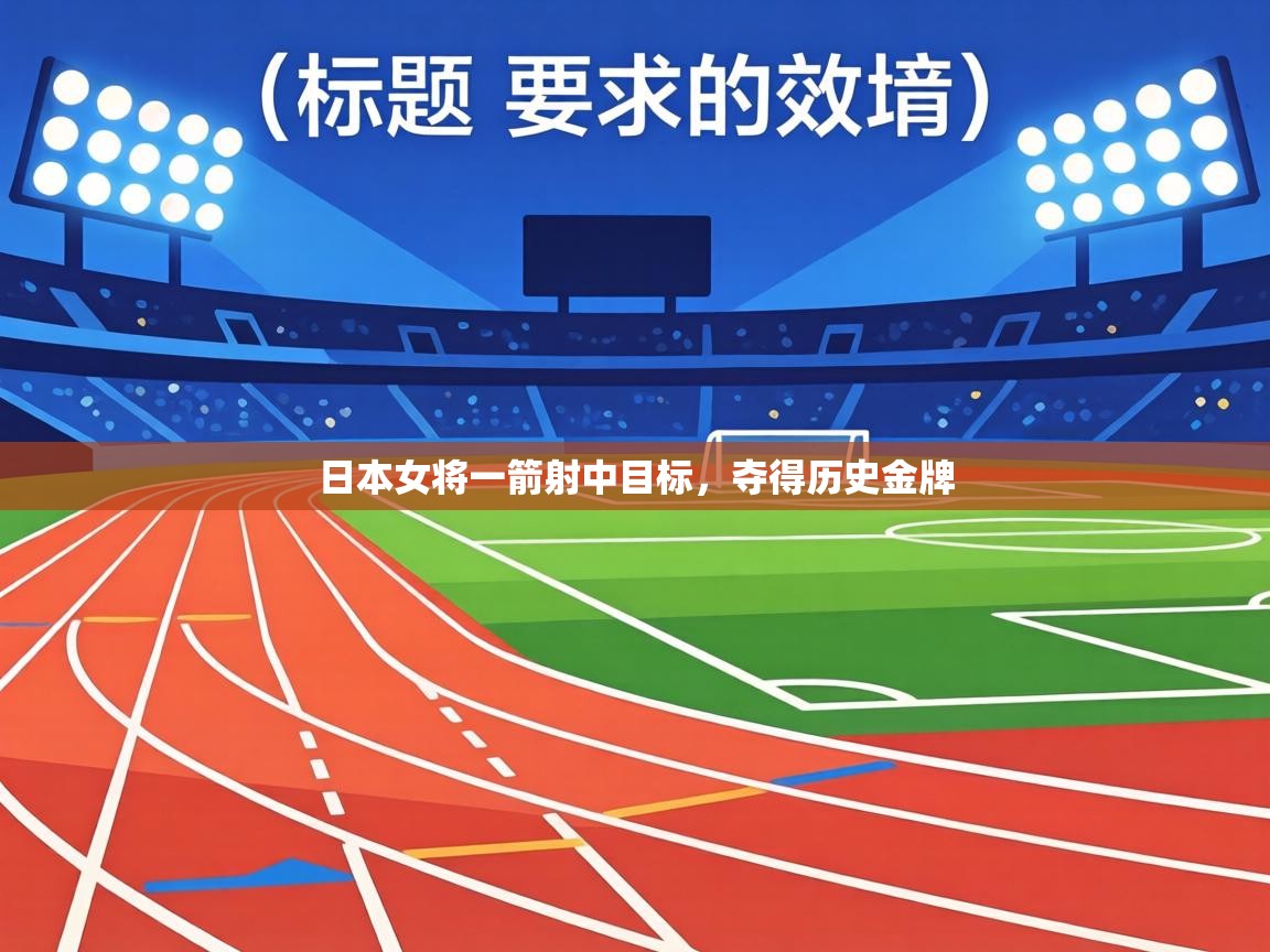 日本女将一箭射中目标,夺得历史金牌 第2张